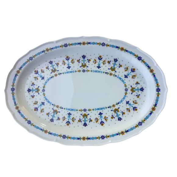 Country Maid by Sango Wild Country Serving Plate Made in Japan 14.5 x 9.75 - Picture 1 of 5